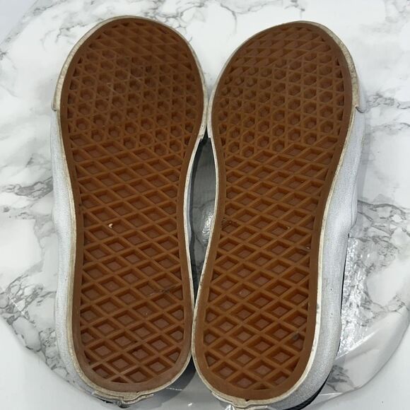 VANS Classic Slip-On Perforated Black Leather Shoe- - Picture 9 of 9